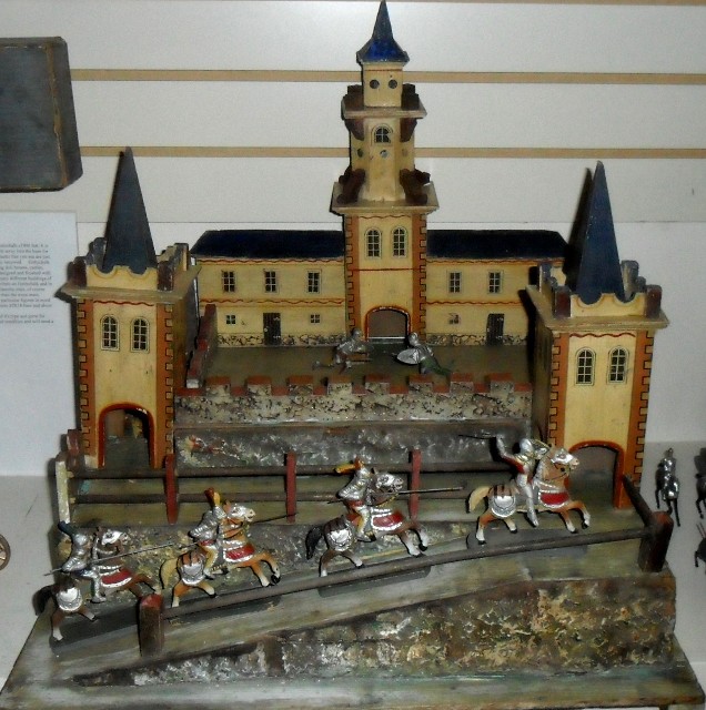 vintage toy castle